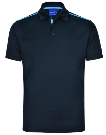 Picture of Winning Spirit, Mens Rapid Cool S/S Contrast Polo